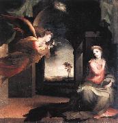 BECCAFUMI, Domenico The Annunciation  jhn oil painting on canvas